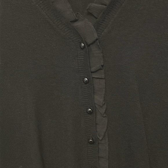 Isabella Rodriguez Black Button down Cardigan Size L - Picture 4 of 6